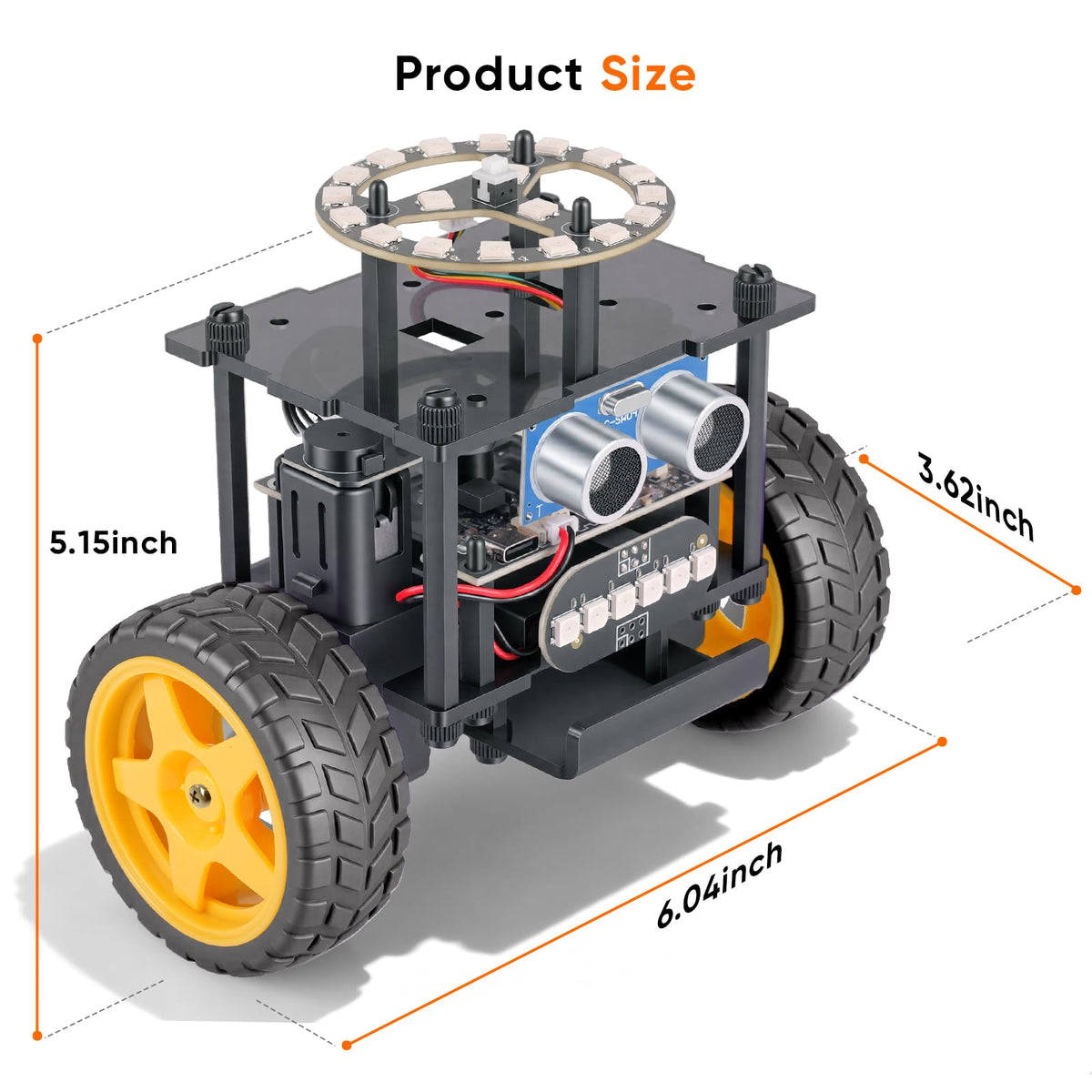 EggTailz Smart Robot Car assembly guide assists beginners and parents.