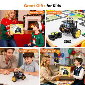 EggTailz Smart Robot Car remote control and auto-go modes offer flexible play.