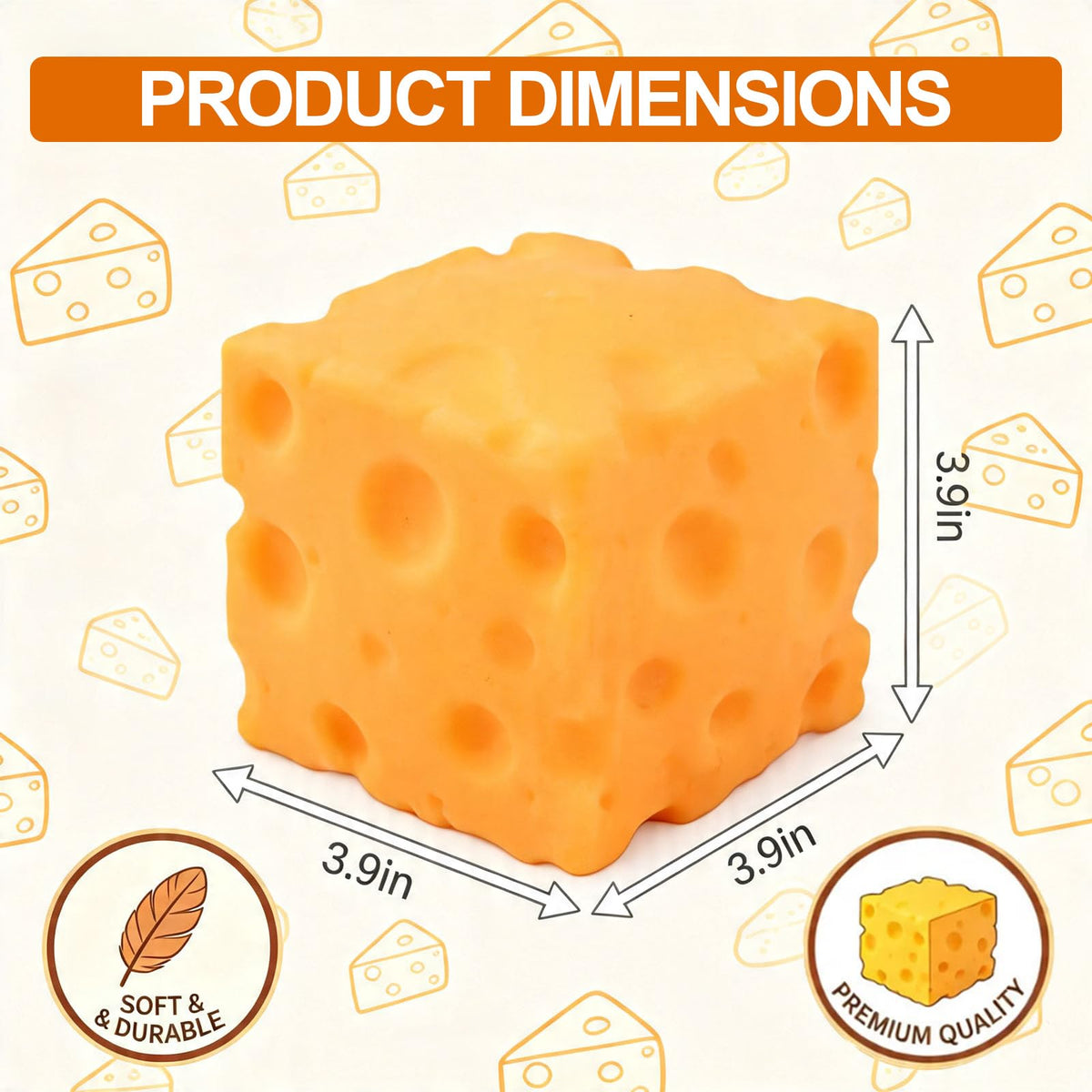EGOSHUII cheese squishy cube color variety showcases playful options for creativity and engagement
