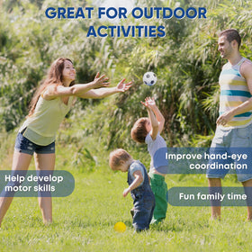 EH.DT mini basketball foam ball for safe kids' play sessions.