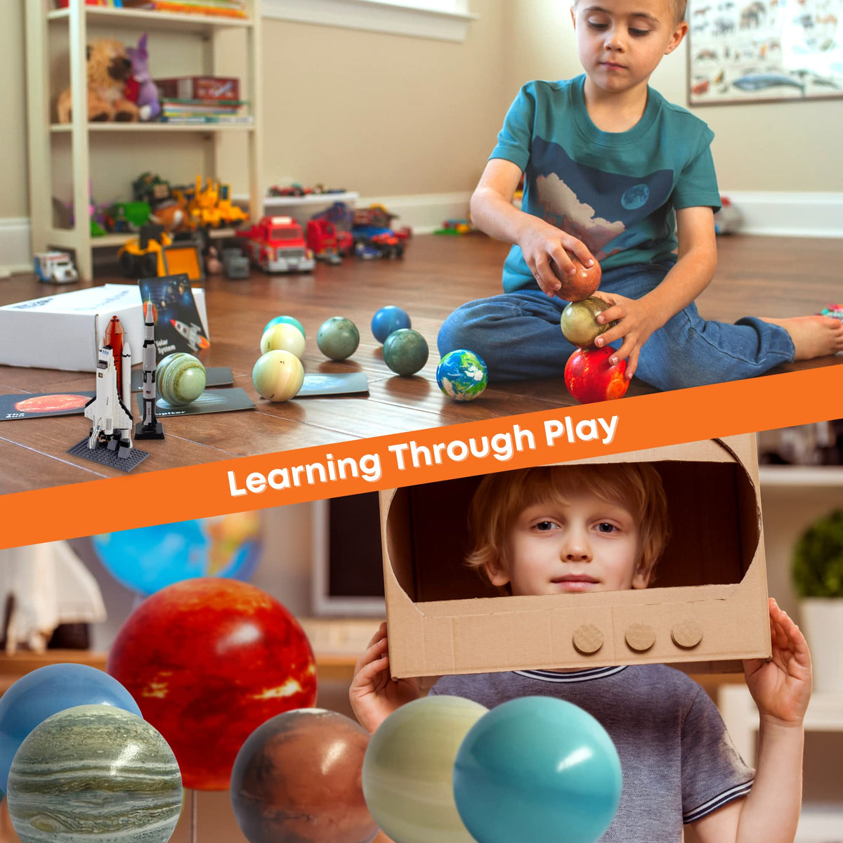 EH.DT Space Balls outer planets set for tactile exploration.