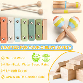 Ehome Baby Musical Instrument Set Clarinet: introduces varied timbres for creative expression