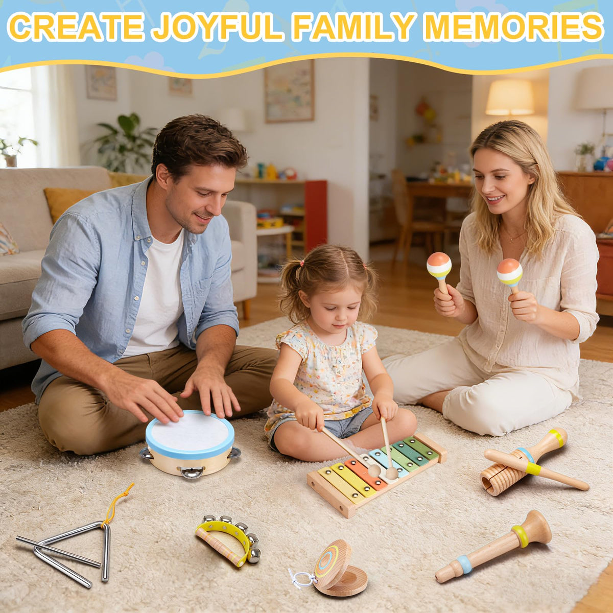 Ehome Baby Musical Instrument Set Storage Bag: keeps play area tidy and portable