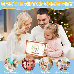 Ehome Baby Musical Instrument Set Beech Wood Craft: showcases durable, calming aesthetics