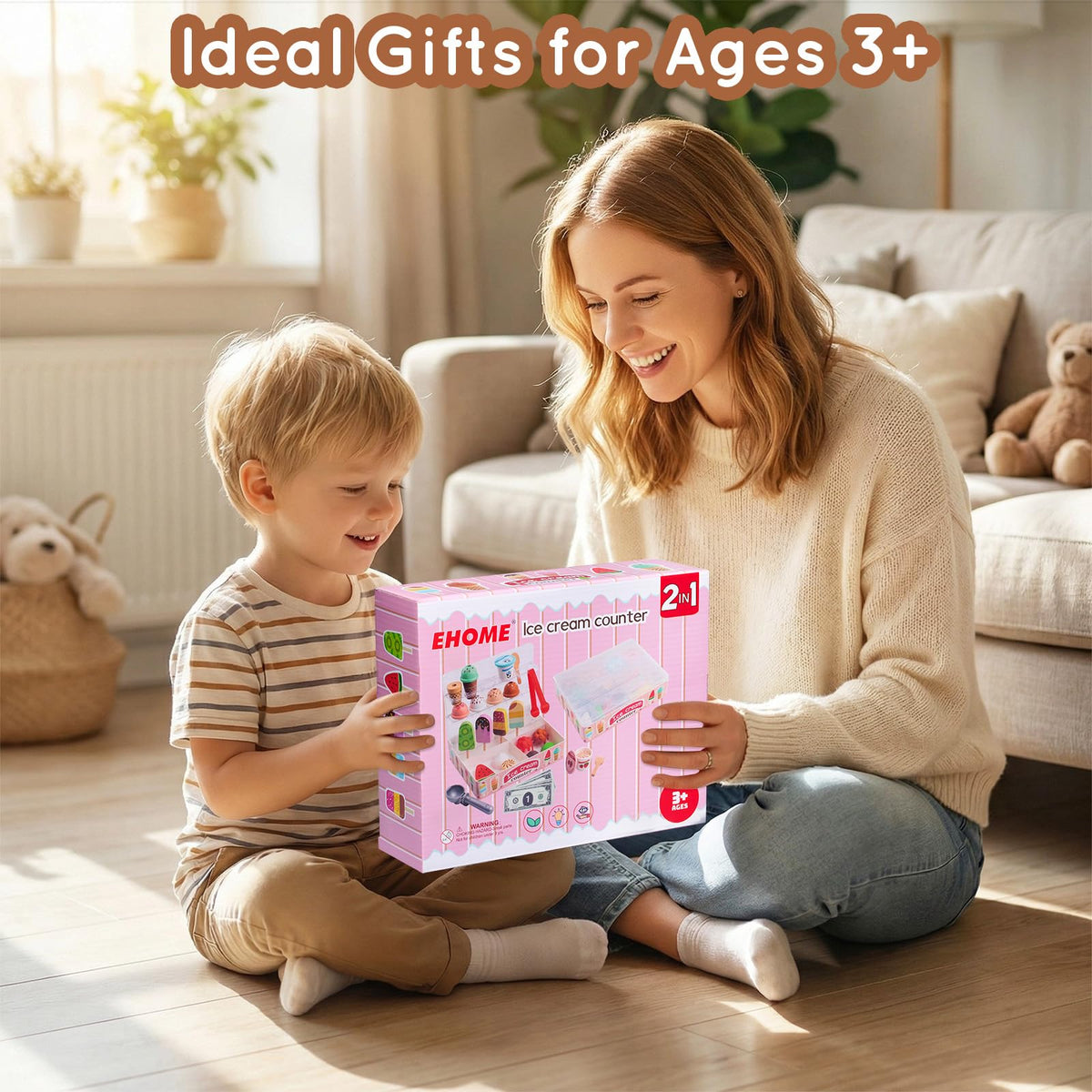Ehome pink pretend play set supports screen-free fun for kids