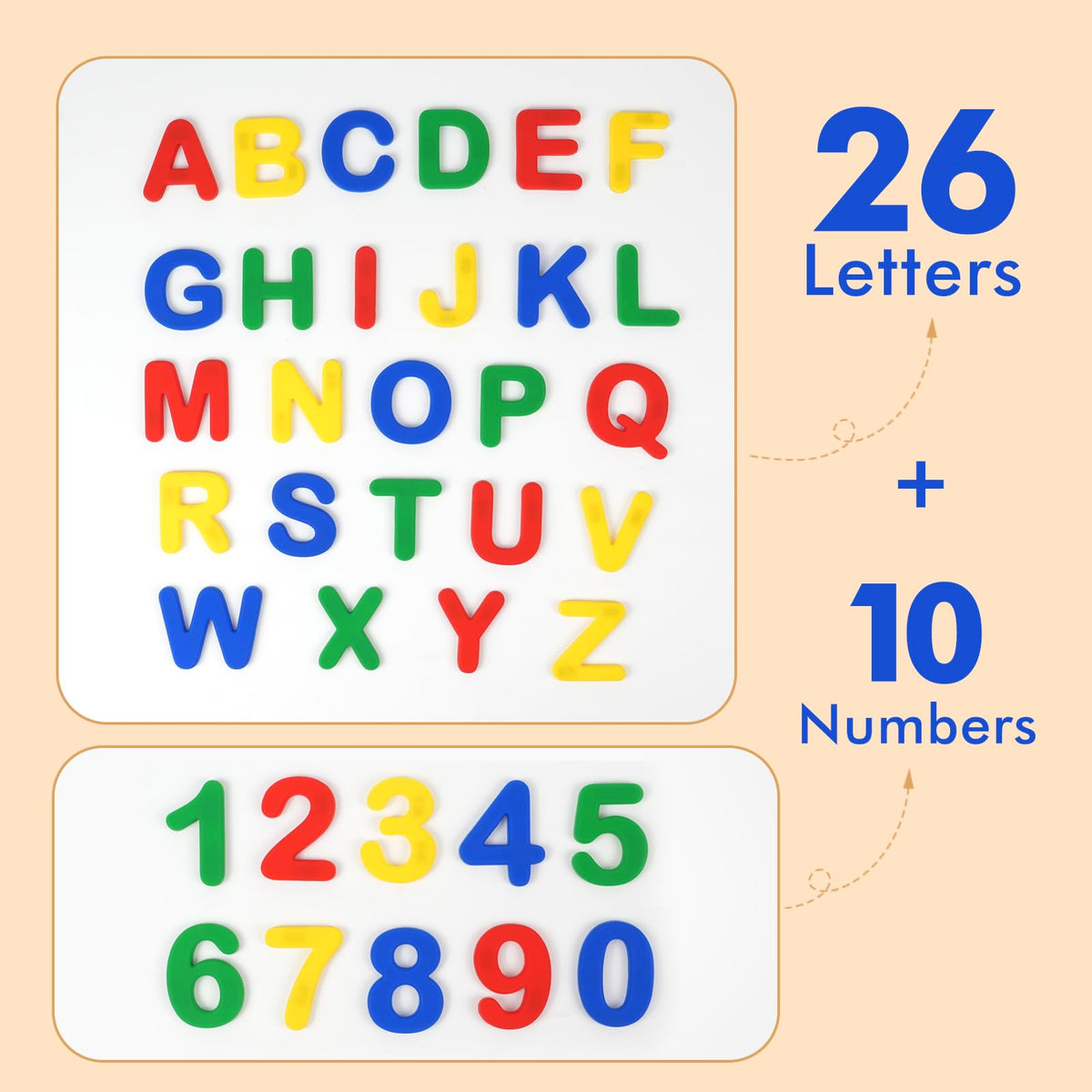 EHR numbers magnets 0–9 aid playful early math on the fridge.