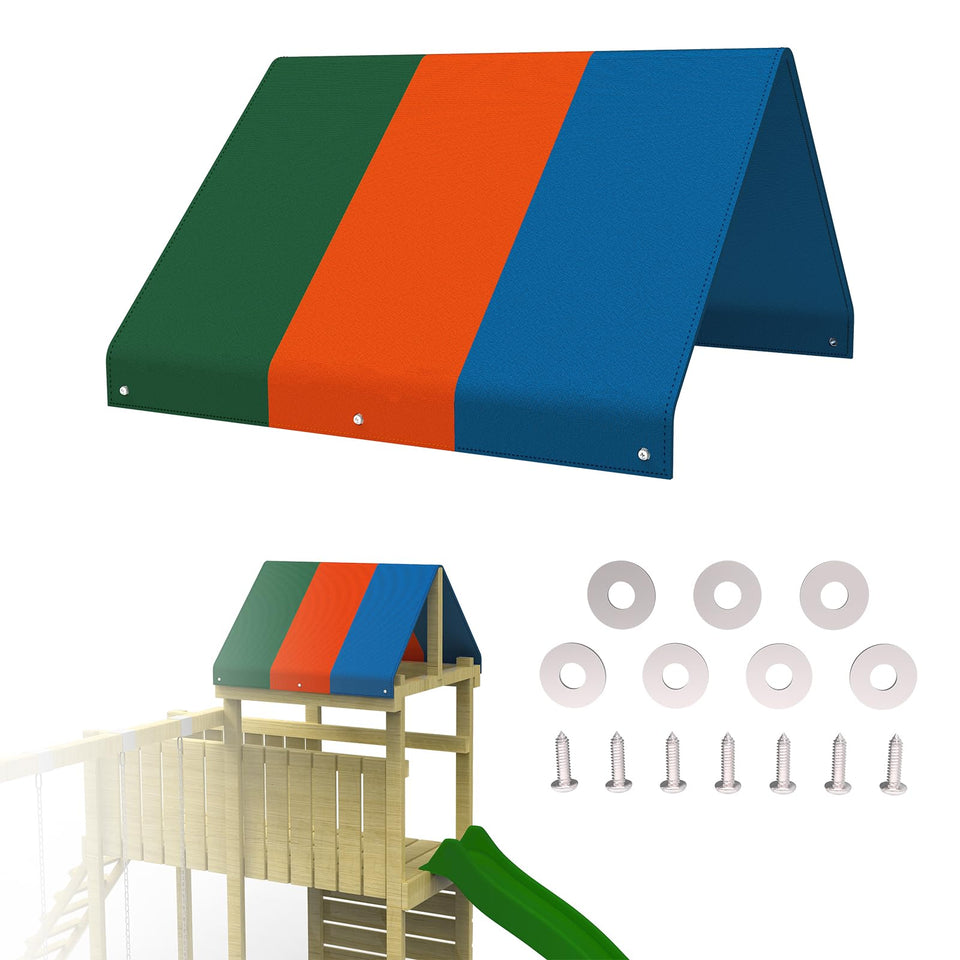 EHRGK playset canopy replacement provides durable shade for a 52-by-94-inch play area