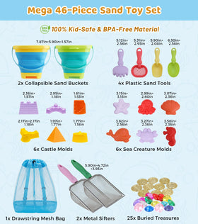 Eicaus travel-friendly mesh bag keeps toys organized