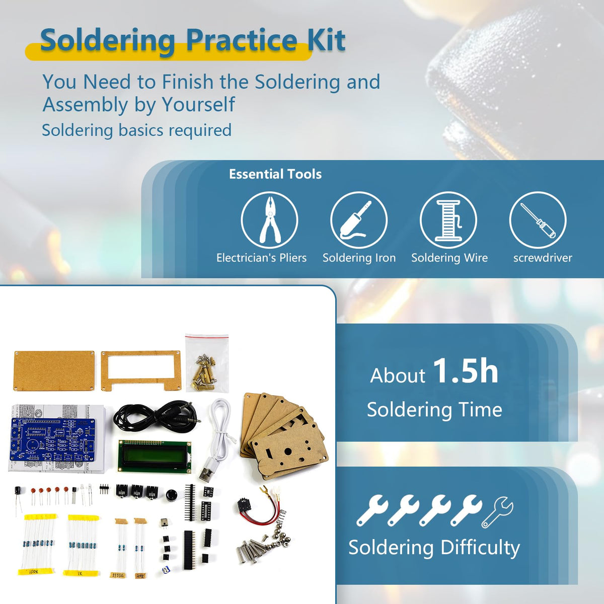 EIELEDIY practical teaching kit supports classroom learning and DIY projects