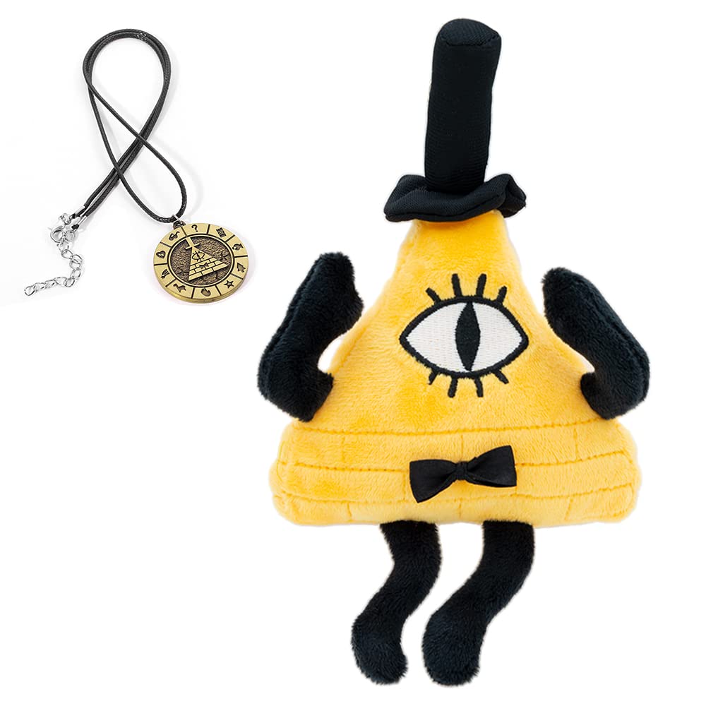 EIKOU Bill Cipher plush – soft, huggable toy for kids, great for imaginative play.