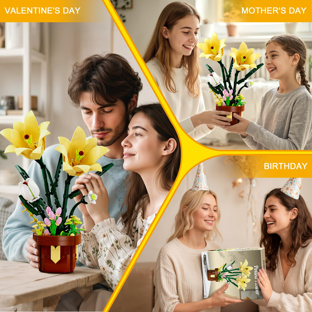 EITOLNR Lily bonsai gift-ready set suits holidays.