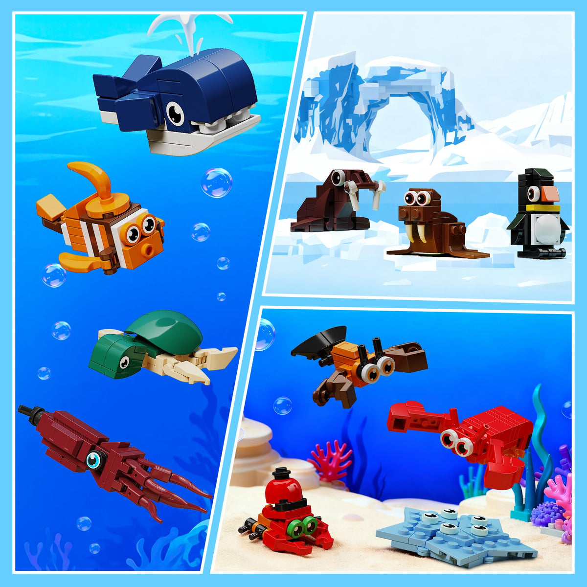 EITOLNR ocean-themed packaging makes holiday gifting appealing for kids.