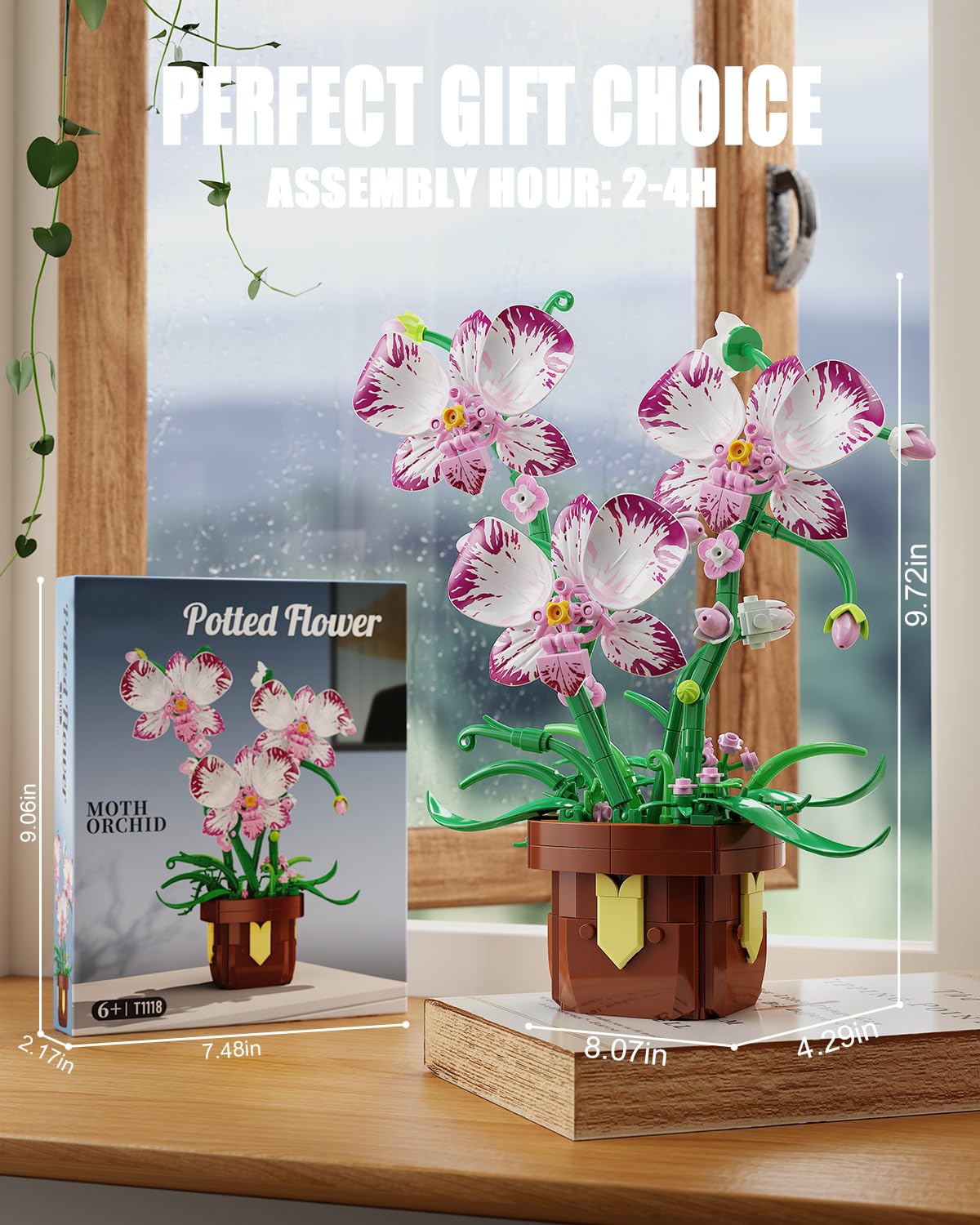 EITOLNR orchid decor for home or office elevates spaces with timeless charm.
