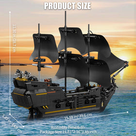 EITOLNR Pirate Ship display-ready packaging, ideal for gifts and collections.