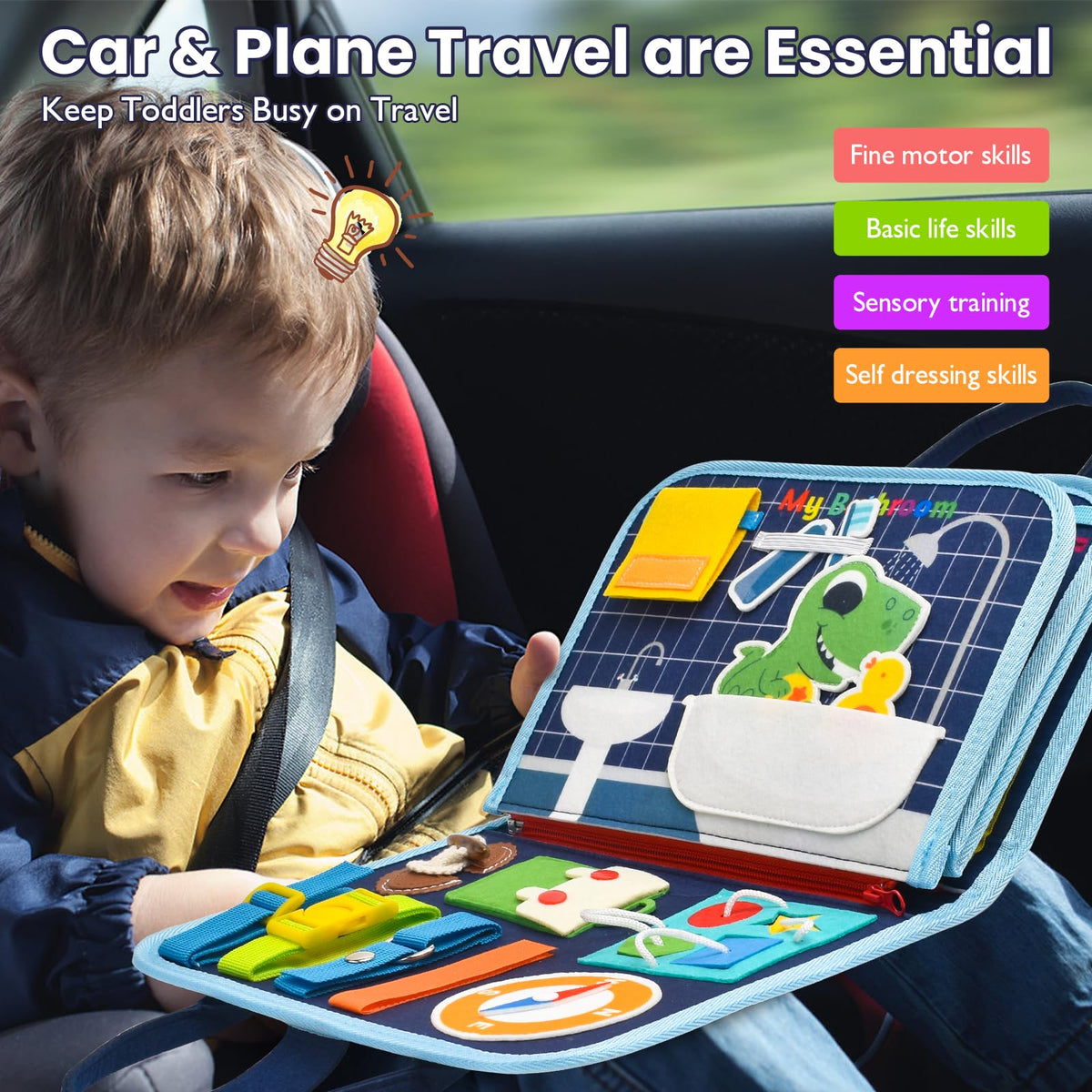 Ejanmilar car dashboard section enables immersive pretend play and focus.