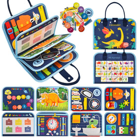Ejanmilar dinosaur busy book cover invites curious toddlers to start hands-on exploration.