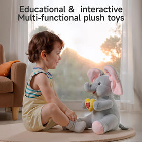 eJog Pup Peek a Boo Elephant Toy packaging-ready presentation adds gift-worthy appeal