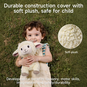 eJog Pup singing lamb toy delivers tunes to engage early language.