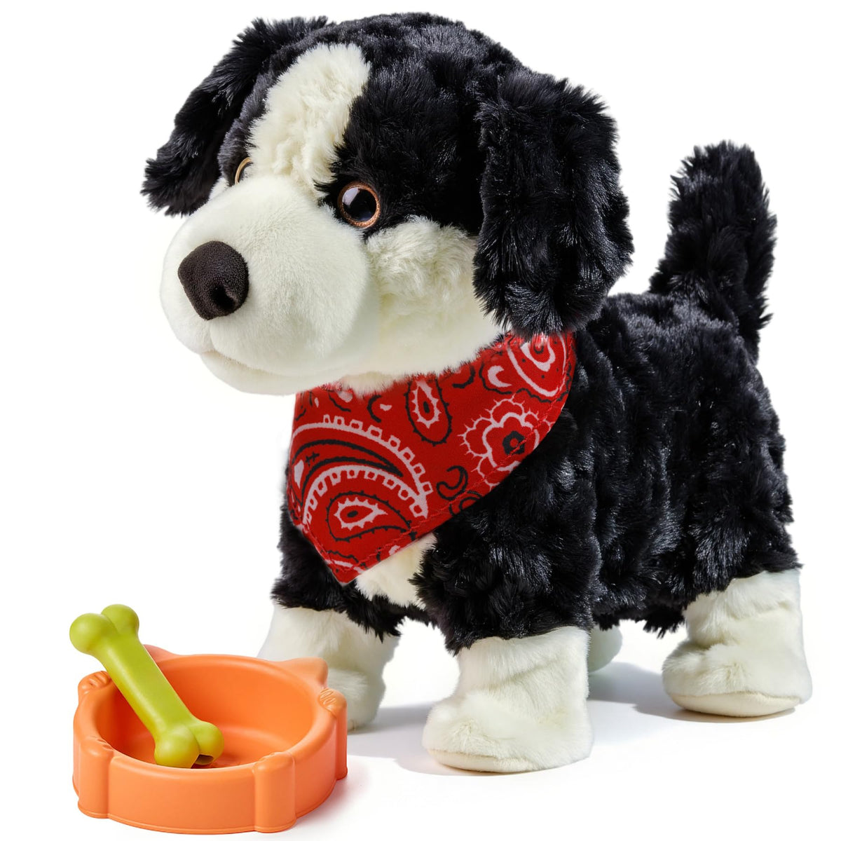 eJog Pup soft plush dog toy for gentle cuddles and safe play