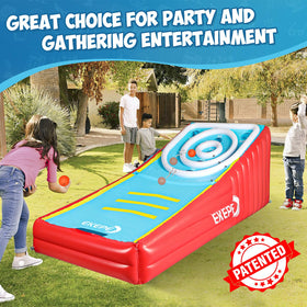 EKEPE inflatable score ball game with two sponge balls included