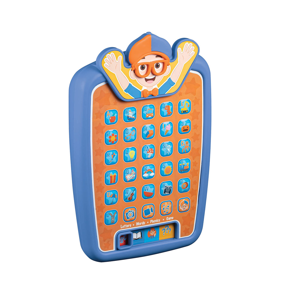 ekids Blippi learning tablet Sound effects: cheerful feedback and encouragement