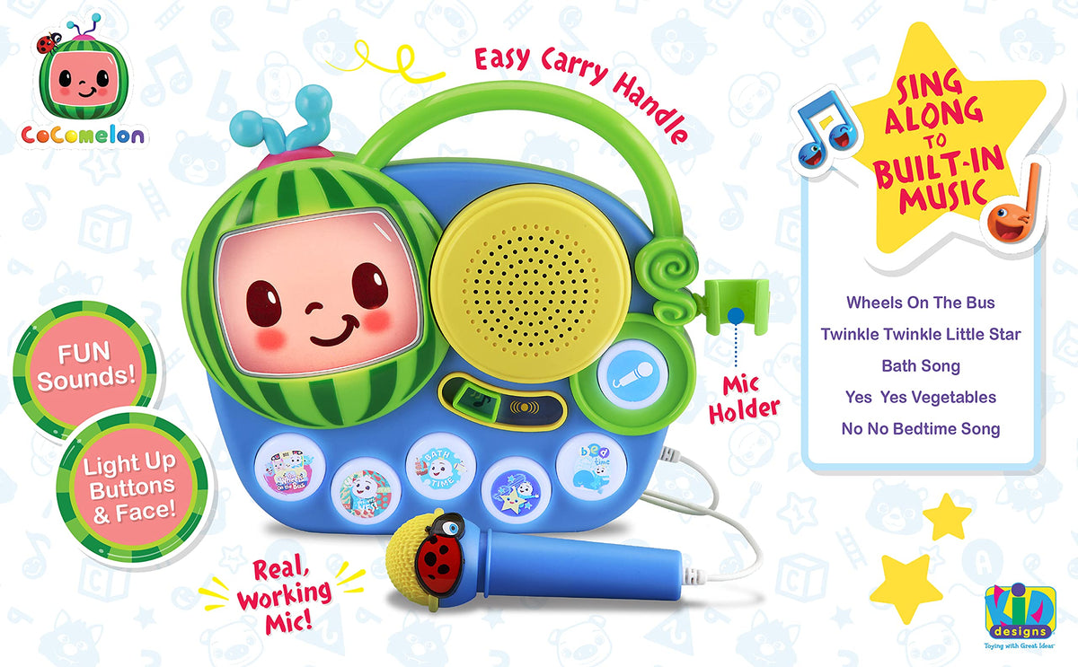 Kid-friendly controls keep play simple during on-the-go use