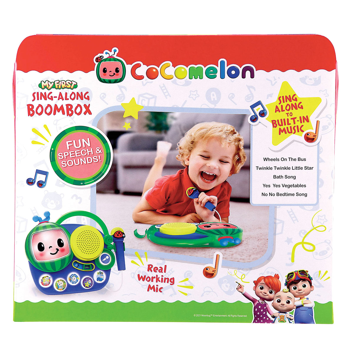 Award-winning gift option: eKids Cocomelon boombox for fans