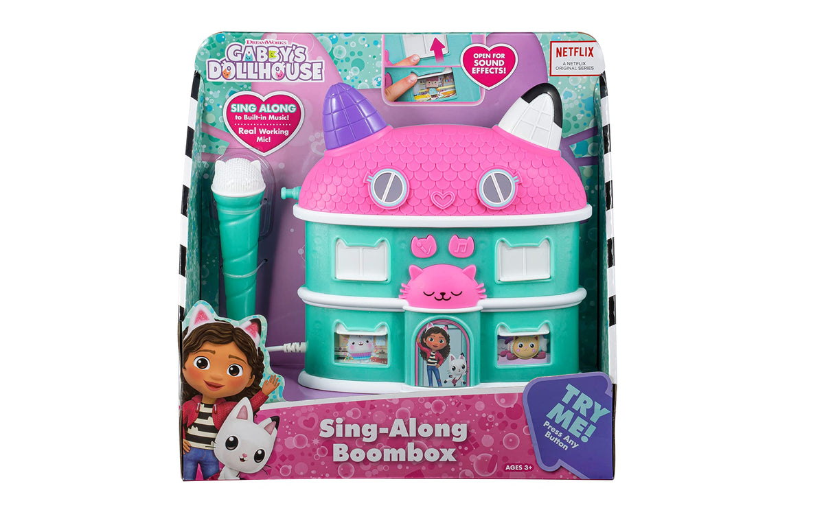 ekids Gabbys Dollhouse durable lightweight material makes it easy to tote.