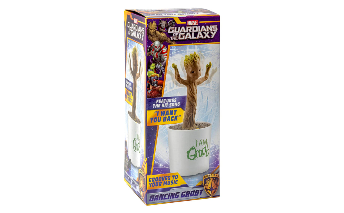 ekids Groot sits in a 3.5-inch diameter pot for a cute desk companion.