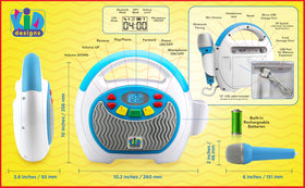 ekids karaoke machine built-in songs ready for spontaneous sing-alongs