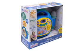 eKids Ms Rachel portable design, lightweight speaker for on-the-go singing.