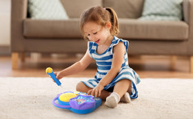 eKids Ms Rachel portable design for on-the-go karaoke fun.
