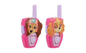 ekids Paw Patrol walkie talkie packaging image promotes gift-ready Paw Patrol toys
