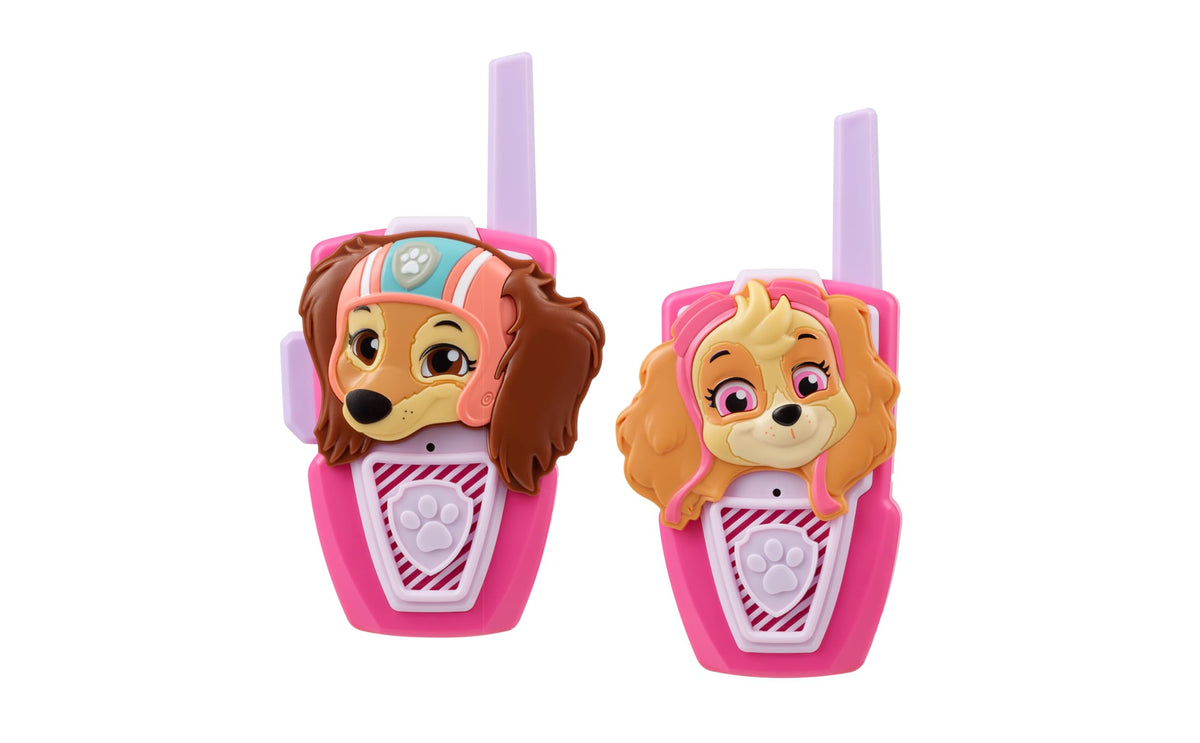ekids Paw Patrol walkie talkie Skye front view for kid-friendly play