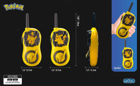 eKids static free two way radios reduce interference during play.