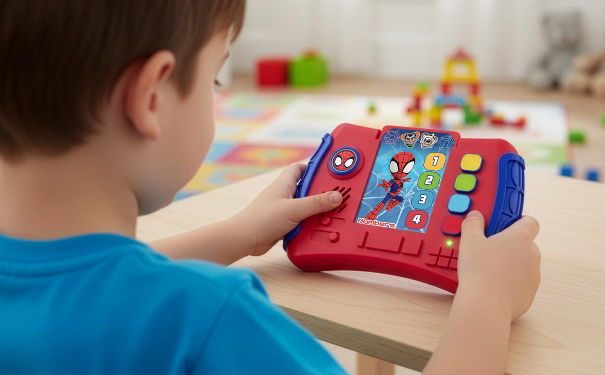 ekids Spidey Web-Ster durable-lightweight design stands up to busy little hands