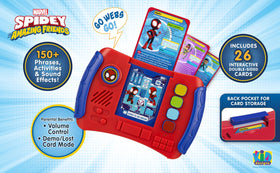 ekids Spidey Web-Ster learning activities show letters, numbers, shapes for curious preschoolers