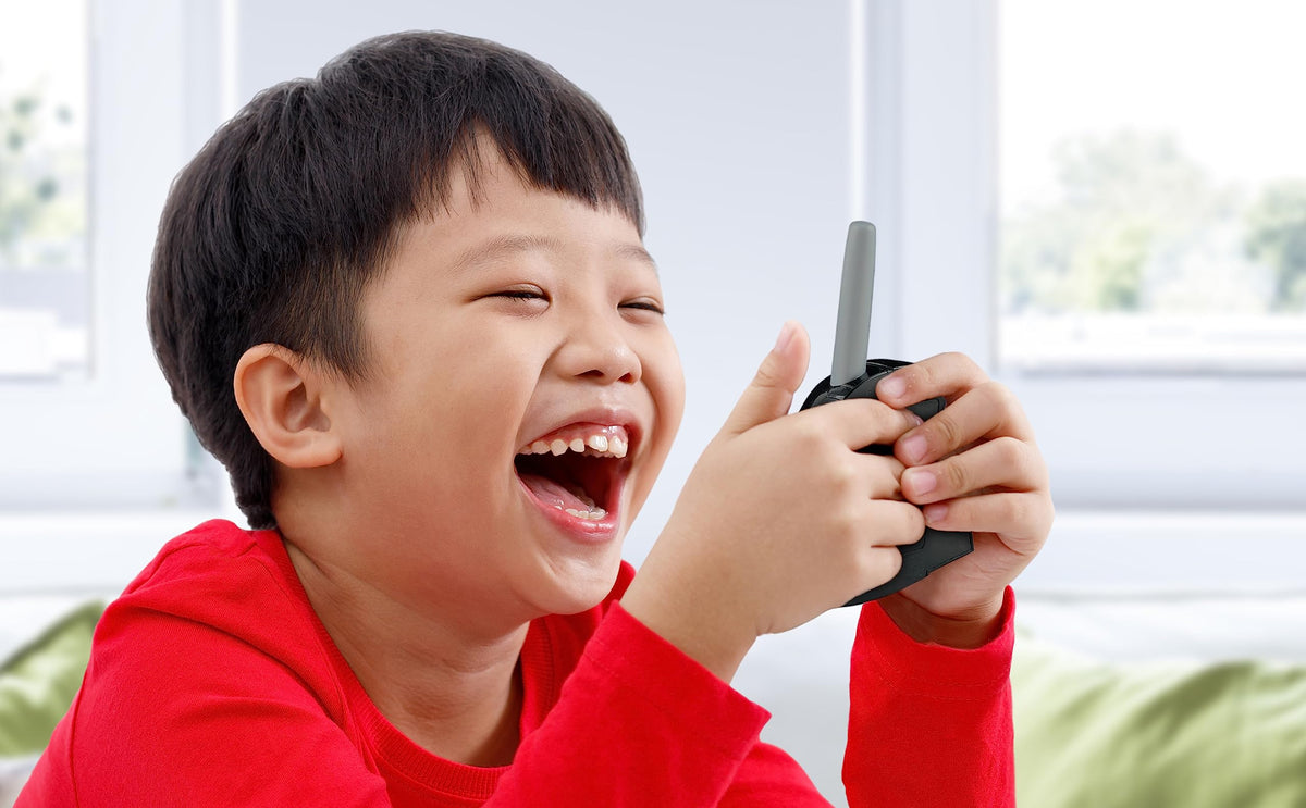 eKids Star Wars walkie talkies featuring Stormtrooper design for adventures up to 500 feet.