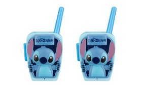 ekids Stitch walkie talkie front view with kid-friendly push-to-talk control