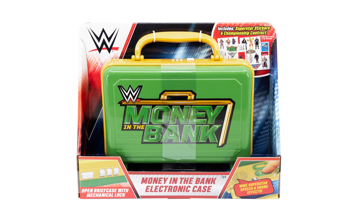 ekids WWE Money in the Bank stickers and championship contract for customization.