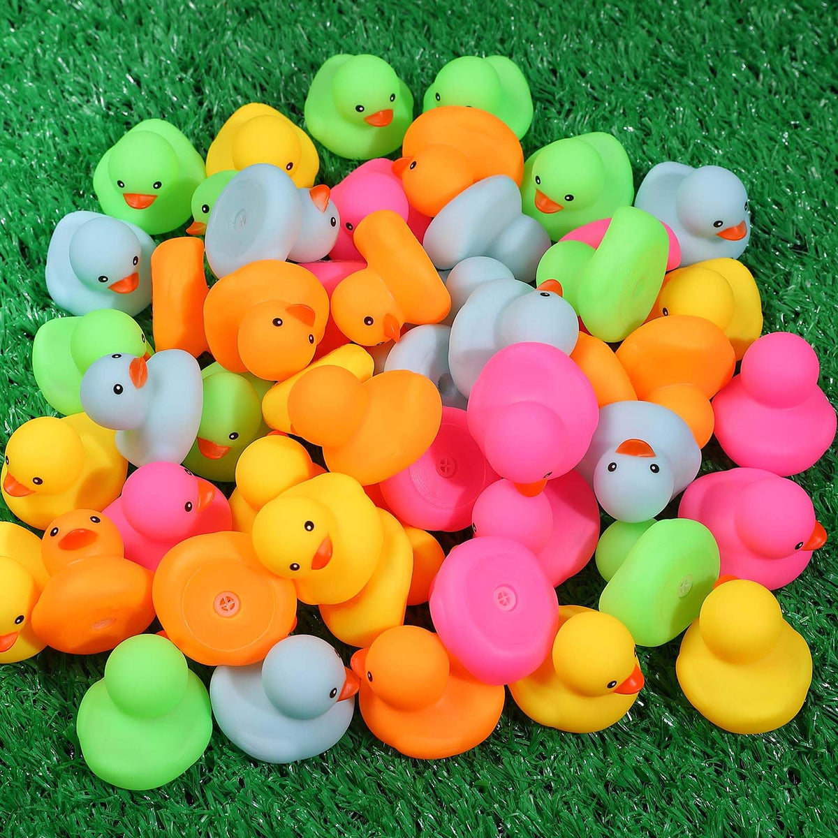 Squeezable EKisemio ducks with quack sounds for sensory play