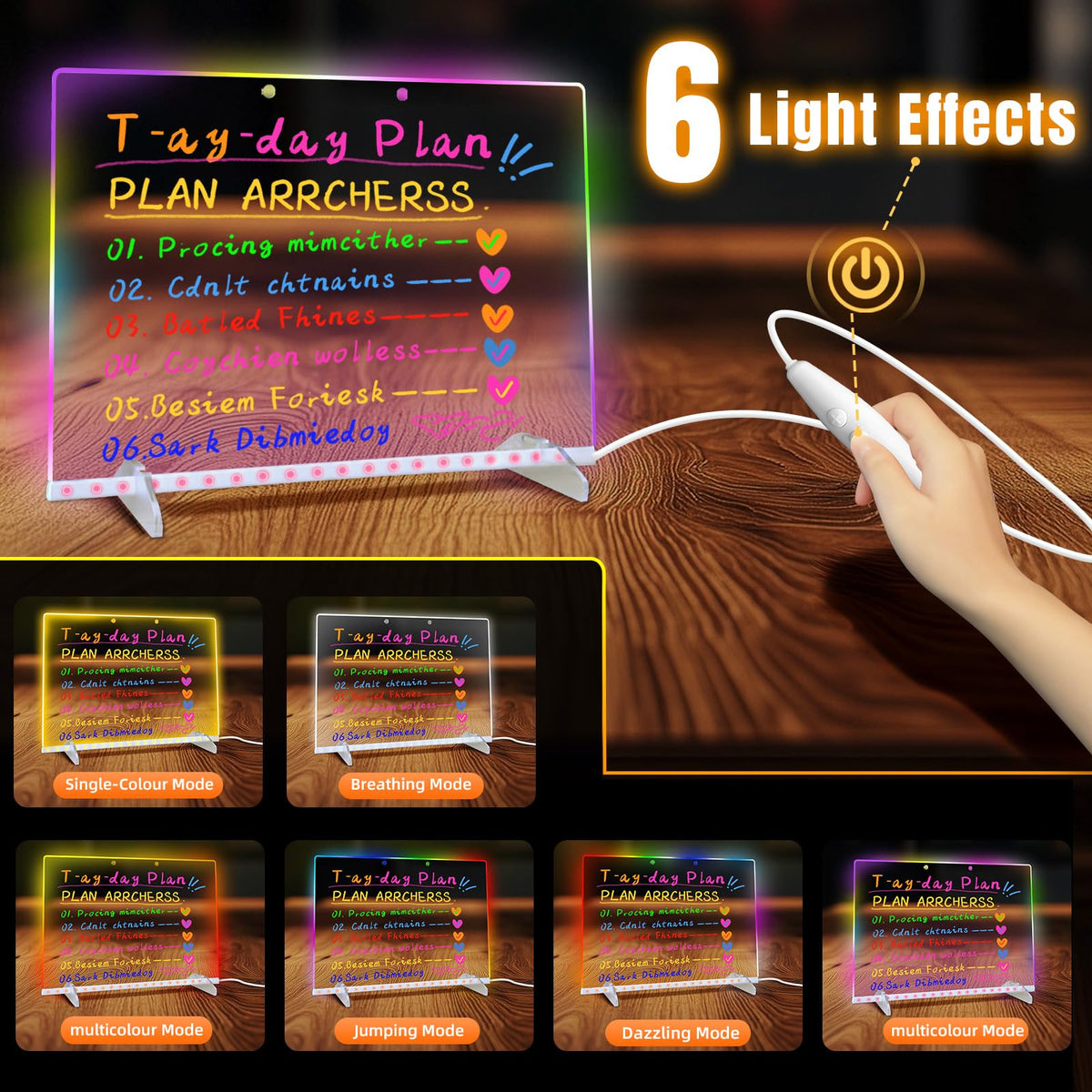 EKSPRINT 8-color LED glow enhances drawing time with vibrant light.