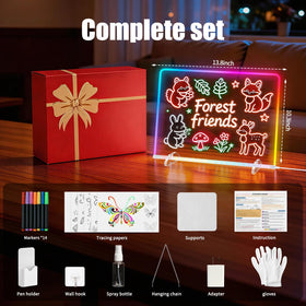 EKSPRINT LED Note Board showing 6 lighting modes for versatile illumination.