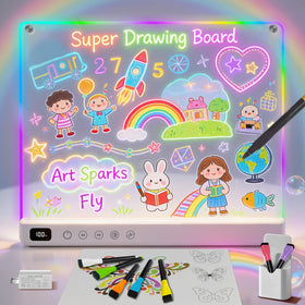 EKSPRINT 16inch LED drawing board with built-in stand for tabletop art