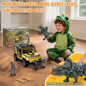 EKU Toy truck delivers 10 realistic sounds for engaging scenes.