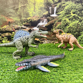 EKU EASYKU Spinosaurus chomp action figure in vivid color for imaginative play