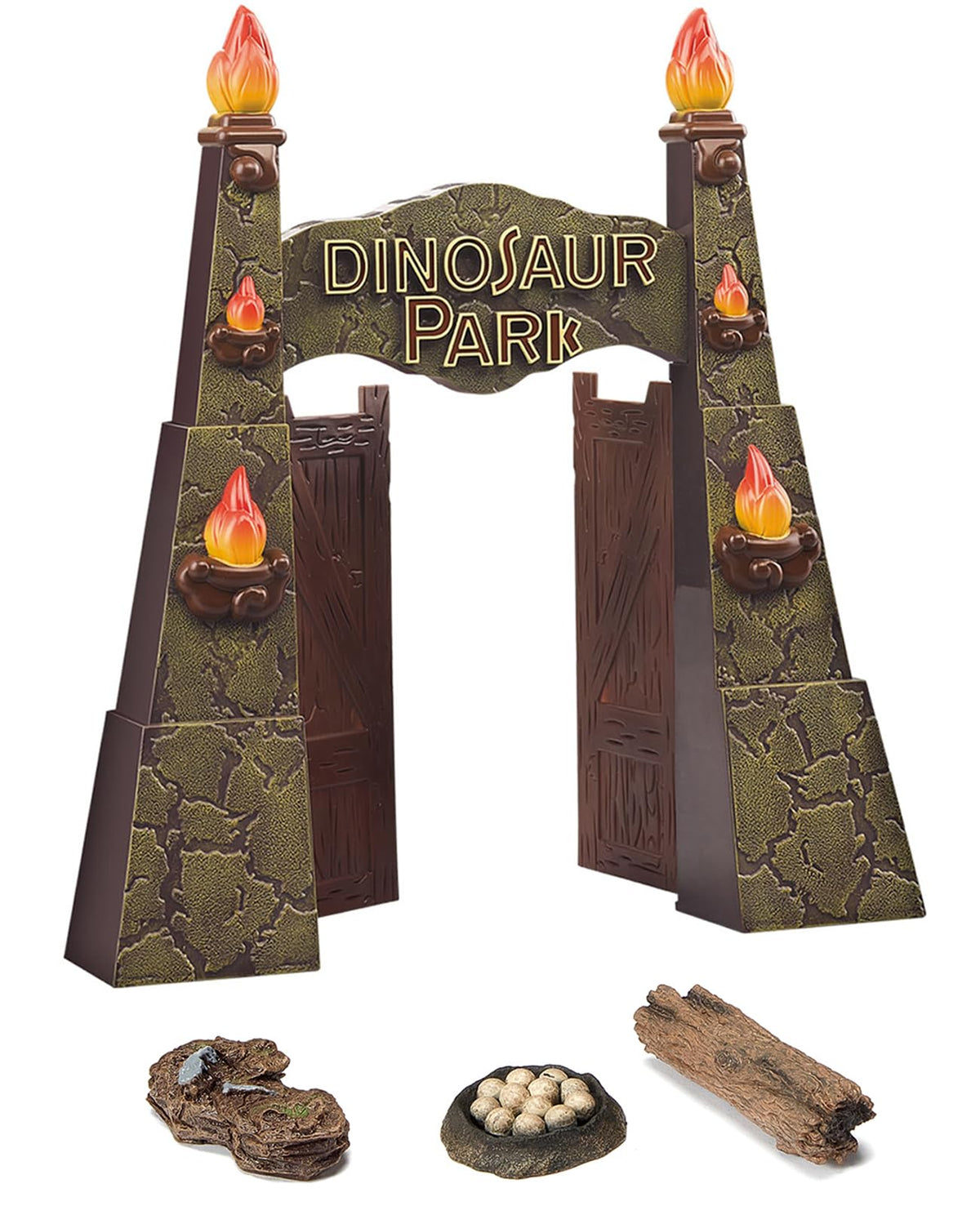 EKU EASYKU dinosaur park gate enhances imaginative play for budding paleontologists.