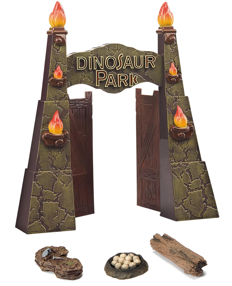 EKU EASYKU dinosaur park gate enhances imaginative play for budding paleontologists.