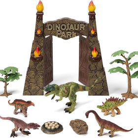 EKU EASYKU large dinosaur park gate ready for a Jurassic adventure