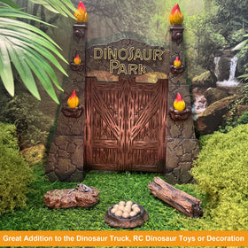 EKU EASYKU log for dinosaur park adds realistic texture for scene-building.